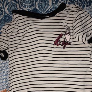 Striped K bye shirt